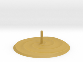 3 Spirals Incense Holder in Tan Fine Detail Plastic