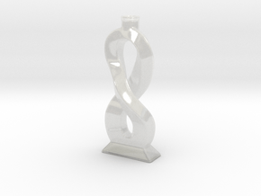 Mobius Vase in Clear Ultra Fine Detail Plastic