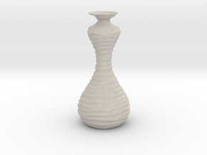 Groovy Vase B in Natural Sandstone