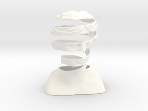 A Ribbon Venus in White Smooth Versatile Plastic