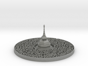 Maze Pagoda in Gray PA12 Glass Beads