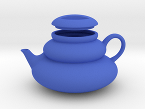 Deco Teapot in Blue Smooth Versatile Plastic