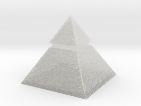 Pyramid Box in Clear Ultra Fine Detail Plastic