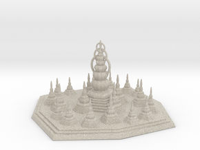 Pagoda in Natural Sandstone