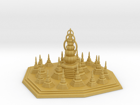 Pagoda in Tan Fine Detail Plastic