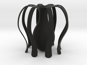 Vase 1130 in Black Smooth PA12