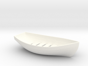 Boat Soap Holder 2.0 in White Smooth Versatile Plastic