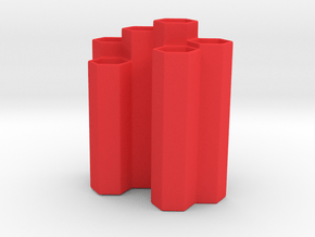 Beehive Penholder in Red Smooth Versatile Plastic