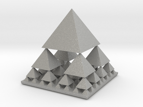 Fractal Pyramid in Aluminum