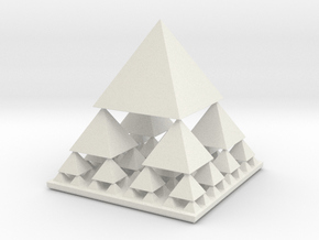 Fractal Pyramid in PA11 (SLS)