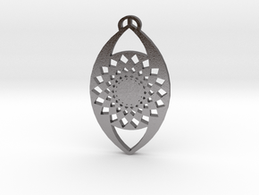 Marden Wiltshire Crop Circle Pendant in Processed Stainless Steel 17-4PH (BJT)