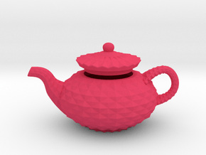 Deco Teapot in Pink Smooth Versatile Plastic