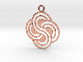 Roundway C.C Pendant in Natural Copper