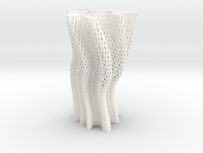 Vase 1250 in White Smooth Versatile Plastic