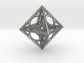 Nested octahedron in Natural Silver