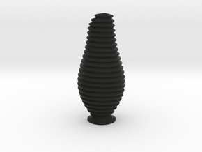 Vase 1904 in Black Smooth Versatile Plastic