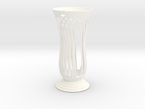 Vase 2011 in White Smooth Versatile Plastic