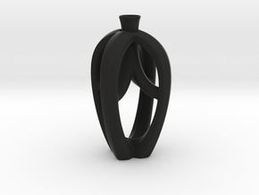 Vase 2051 in Black Smooth Versatile Plastic
