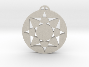 Rollright Stones  Oxfordshire Crop Circle Pendant in Natural Sandstone