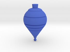 Spinning Top in Blue Smooth Versatile Plastic