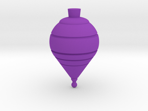 Spinning Top in Purple Smooth Versatile Plastic