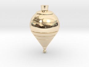 Spinning Top in 9K Yellow Gold 