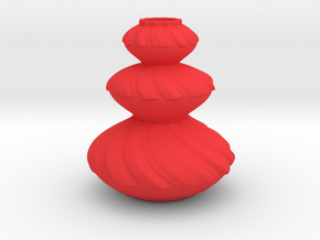 Vase 2114 in Red Smooth Versatile Plastic