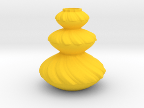 Vase 2114 in Yellow Smooth Versatile Plastic