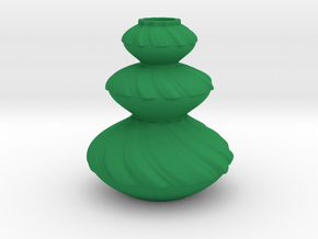 Vase 2114 in Green Smooth Versatile Plastic