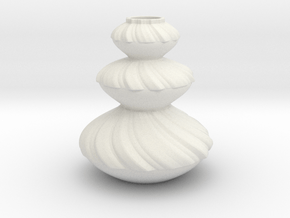 Vase 2114 in White Natural TPE (SLS)