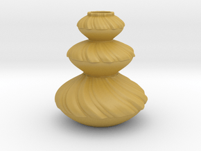Vase 2114 in Tan Fine Detail Plastic