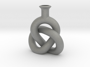 Knot Vase in Gray PA12