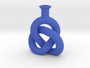 Knot Vase in Blue Smooth Versatile Plastic