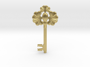 key in Natural Brass