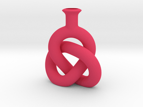 Knot Vase in Pink Smooth Versatile Plastic