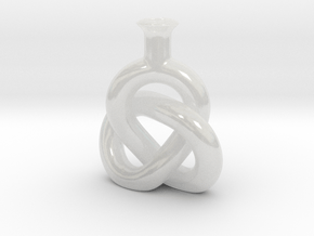 Knot Vase in Clear Ultra Fine Detail Plastic