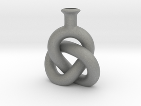 Knot Vase Bigger in Gray PA12