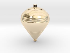 Spinning Top B in 9K Yellow Gold 