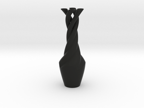 Vase 2222 in Black Smooth Versatile Plastic