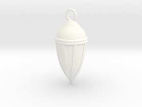 Pendulum in White Smooth Versatile Plastic