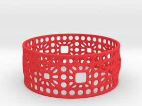 bracelet in Red Smooth Versatile Plastic