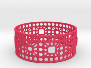 bracelet in Pink Smooth Versatile Plastic
