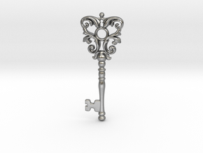 key in Natural Silver