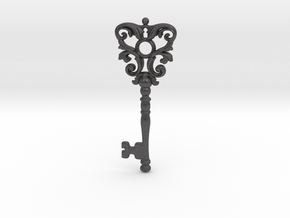 key in Dark Gray PA12 Glass Beads