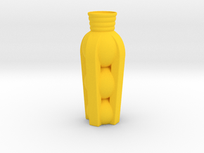 Vase 02022020 in Yellow Smooth Versatile Plastic