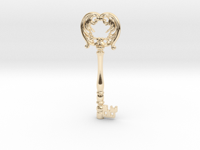 A key in 14k Gold Plated Brass