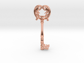 A key in Polished Copper