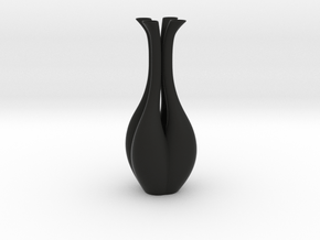 Vase 1209 in Black Smooth PA12