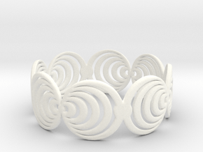 bracelet in White Smooth Versatile Plastic