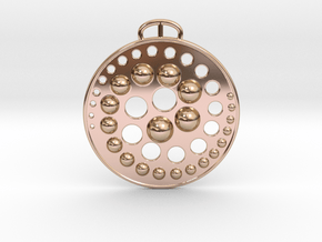 Duality (or Non-Duality) Pendant in 9K Rose Gold 